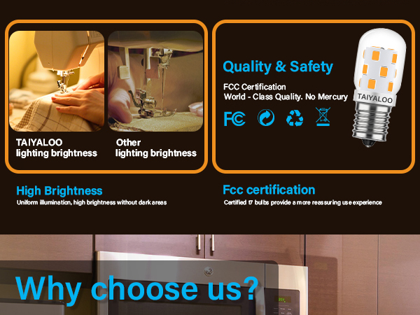 led microwave light bulbs under hood