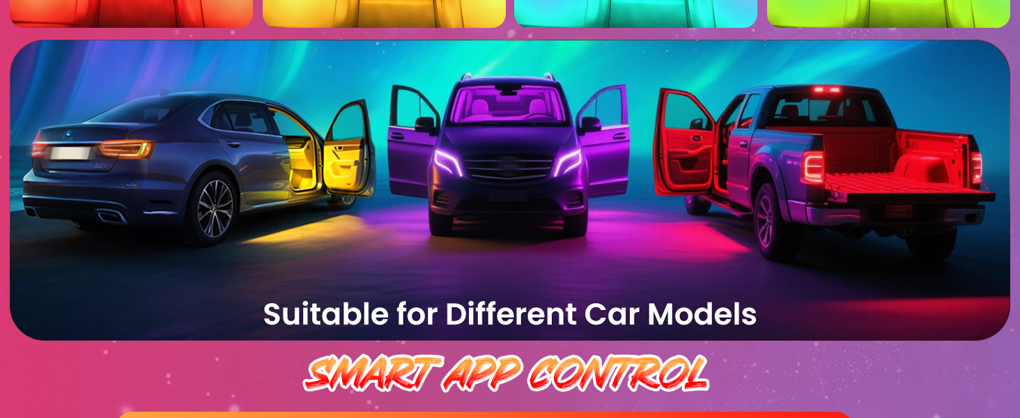 Car RGB LED Lights