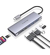 LENTION USB C Multiport Hub with 4K HDMI, 3 USB 3.0, SD/Micro SD Card Reader, 100W PD Compatible ...