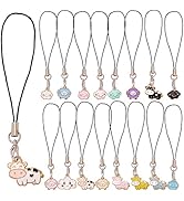 BEEFLYING Phone Strap Charms Pendants Decoration Kawaii Alloy Pendants for Cell Phone Keychain Bag