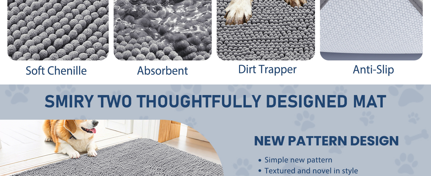 Non-Slip Textured Rubber Base