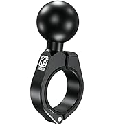 BRCOVAN Aluminum Alloy Medium Bar Clamp Mount with 1.5'' TPU Ball, Fit on ATV UTV 1.26''/1.375''/...