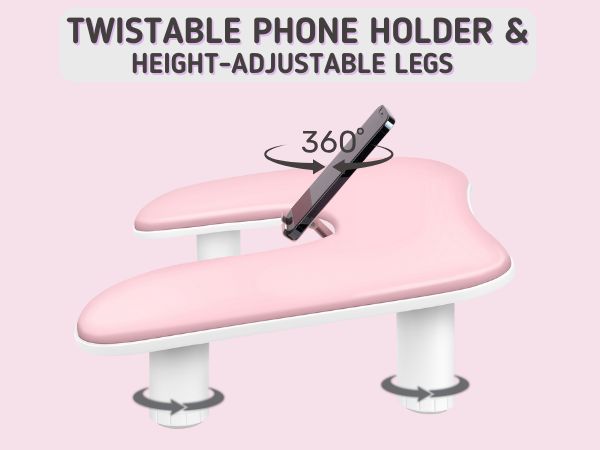 Hand holder for nails Armrest for manicure u shaped arm rest nail arm rest with phone holder