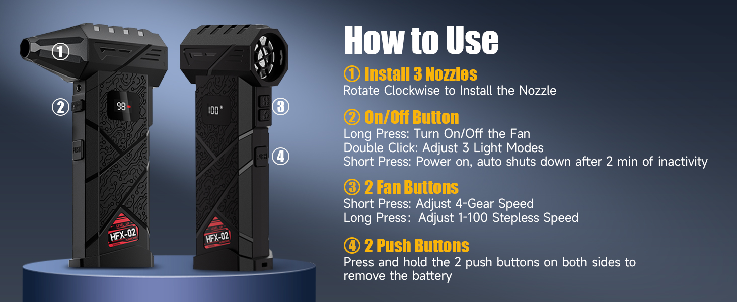 hand held blower mini