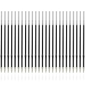 Linbsunne 50 Pieces Ballpoint Refills Medium Point 1.0 mm Blue Ink Replaceable Ball Point Pen Ref...