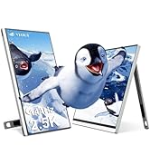 V1 Pro 16” Portable Monitor for Laptop (Sleek Silver) 2560x1600 144Hz, USB-C &amp; Mini HDMI for Mac ...