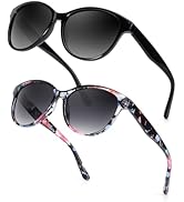 Myiaur Polarized Sunglasses for Women, Trendy Cat Eye Sun Glasses UV400 Protection Classic Retro ...