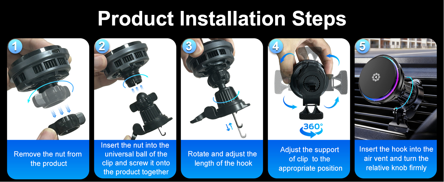 car phone mount charger