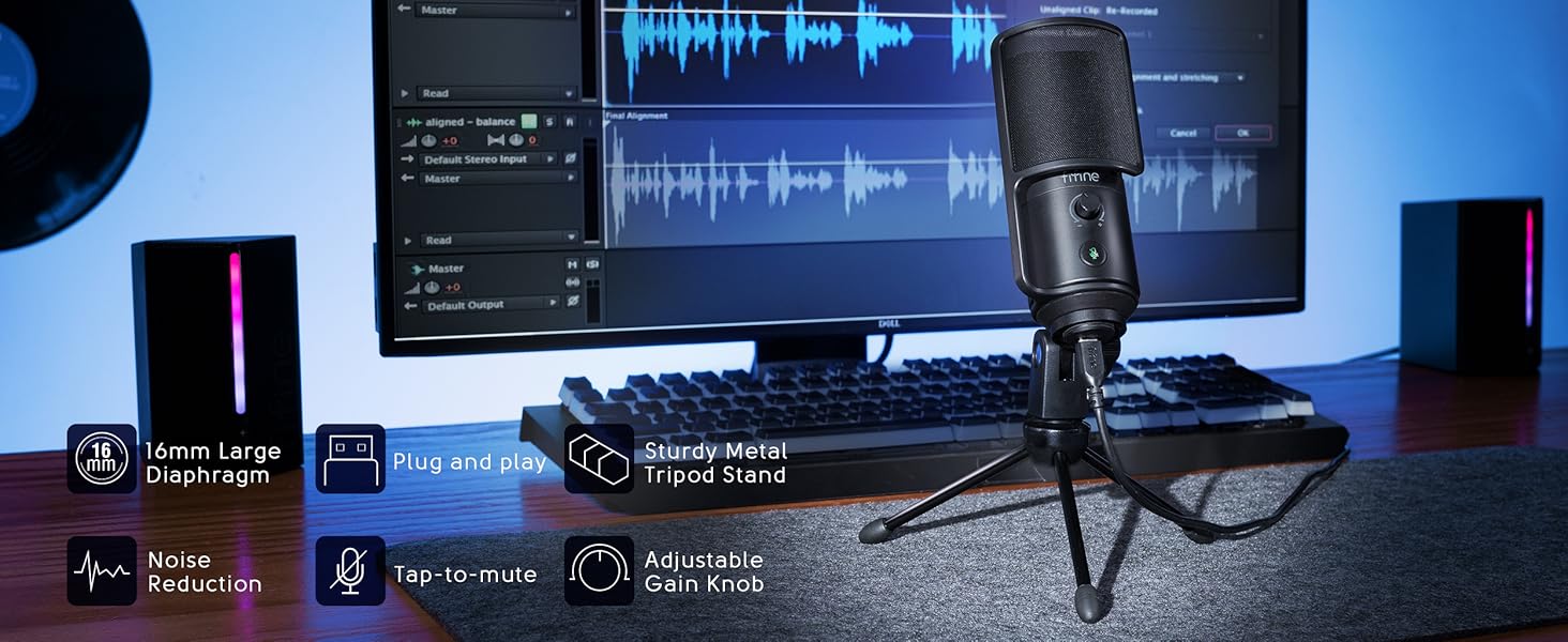 usb condenser recording microphone