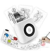 LFPERT Sticker Printer, CP1 Print Pods Mini Printer, Portable Bluetooth Sticker Maker Machine, In...