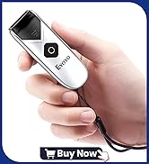 Eyoyo Mini Portable 1D 2D Bluetooth Barcode Scanner EY-015P&amp;amp;SILVER