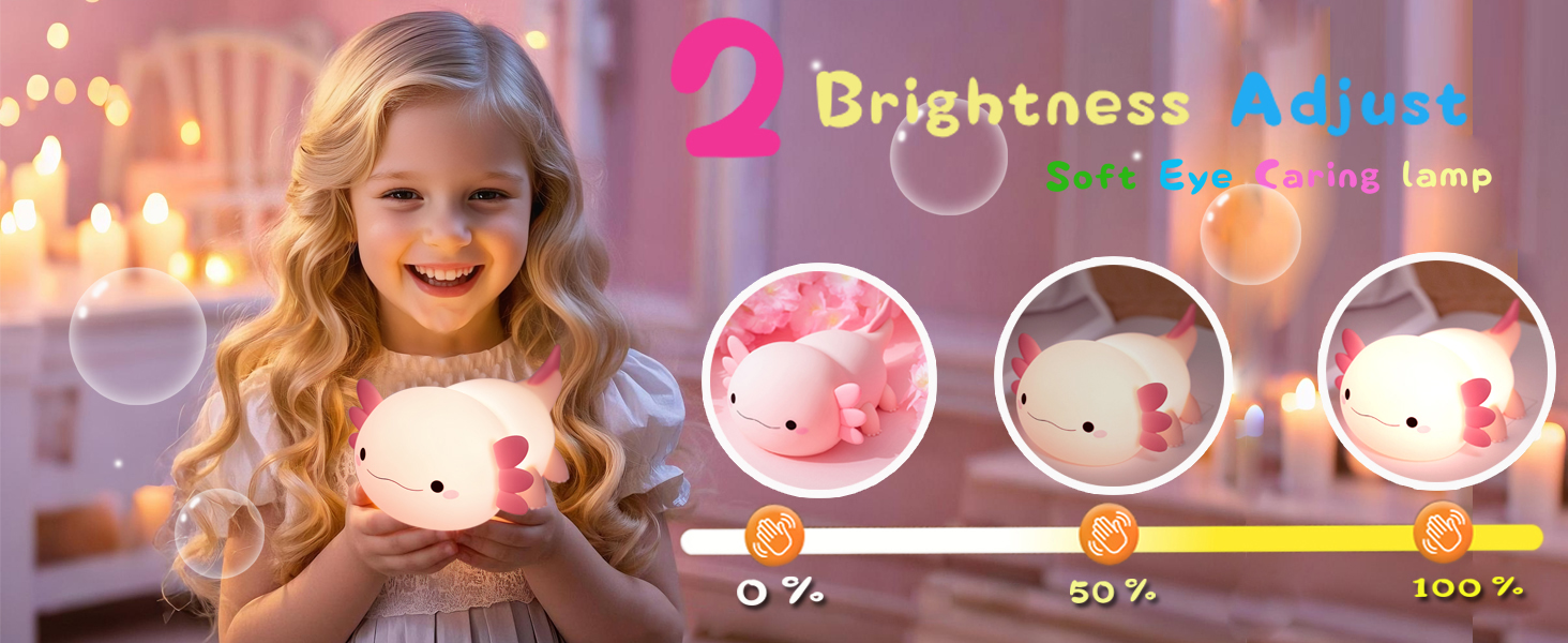 Axolotl Night Light for Kids gifts