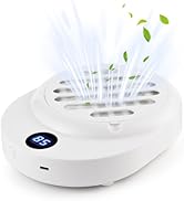 Small Nail Dust Collector Cordless: Nail Tech Mini Quiet Rechargeable - Vacuum Nail Fan Dust Coll...