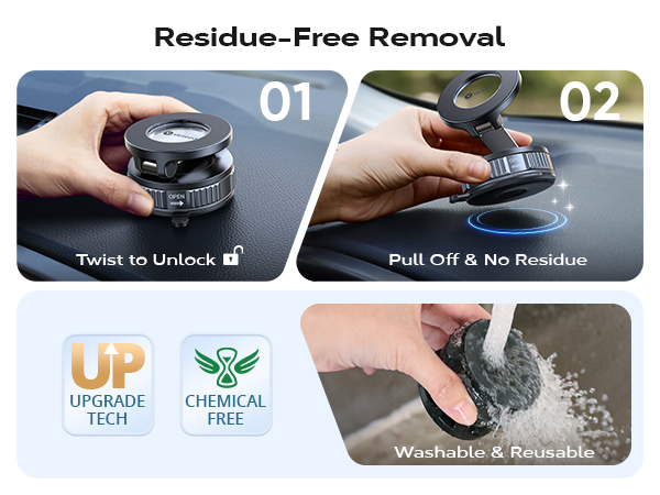 VICSEED cellphone mount for car android phone holder for car phone car magnet