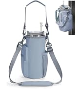 sportsnew Magnetic Gym Bag for Women Men, Water Bottle Carrier Holder with Strap &amp; Phone Pockets ...