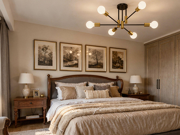 Phaosio Modern Sputnik Chandelier Ceiling Light Fixtures