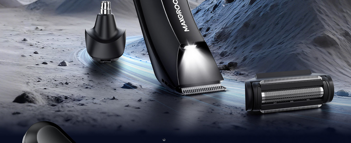 manscape manscaper electric mens groin body ball pubic hair trimmer shaver razor grooming kit men