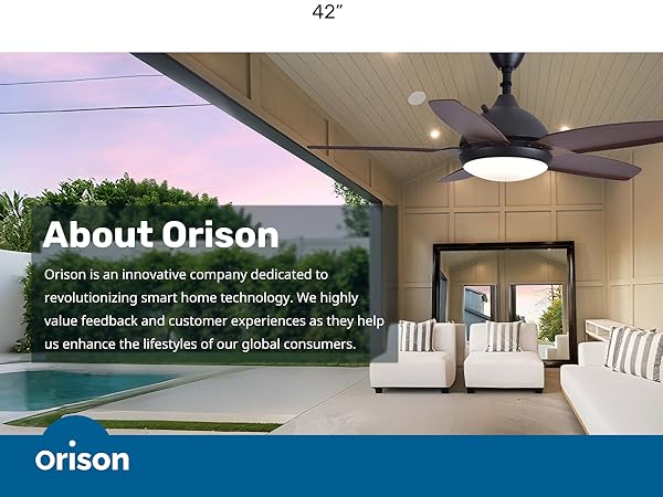 orison ceiling fan