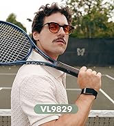 VANLINKER Retro Round Sunglasses for Men Women Vintage Circle Shades VL9829 46mm