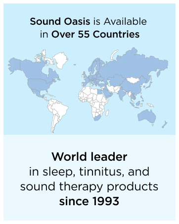 Bluetooth Tinnitus Therapy System by Sound Oasis - Portable White Noise Machine