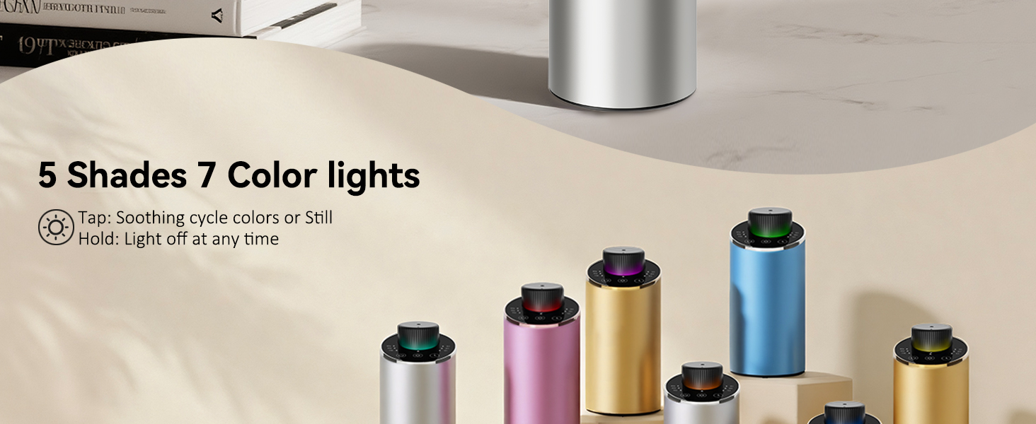 waterless diffuser essential oil scent aromatherapy sentiment portable mini freshener car home room