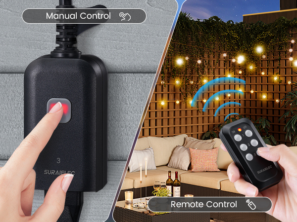 Outdoor Remote Control Outlet