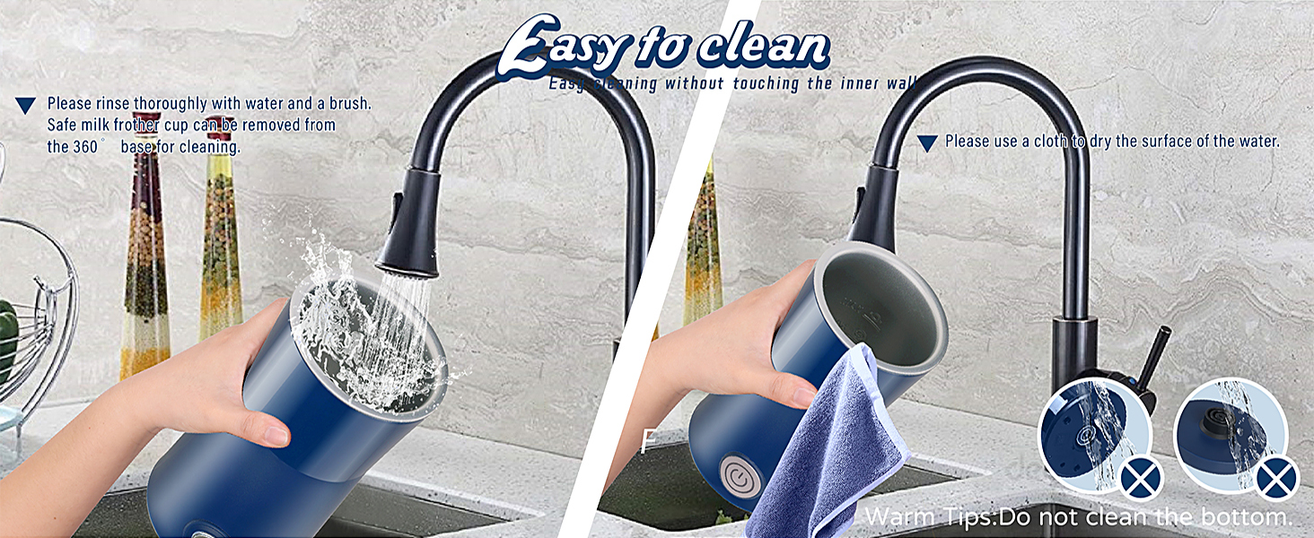 milk frother and steamer
