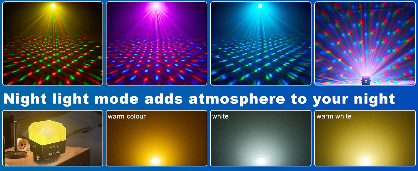 2 in 1 Disco Ball Effect and Night Light