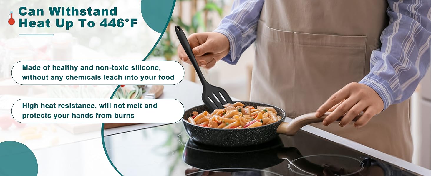 Silicone Cooking Utensil Set of 7