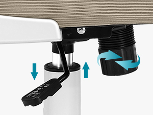 Tiltable and Rocking Backrest