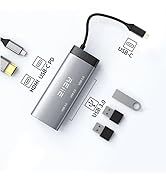 REIIE 5 in 1 USB Hubs,Docking Station Dual Monitor with 4K@HDMI,100W PD Charging, 5Gbps 3*USB3.0 ...