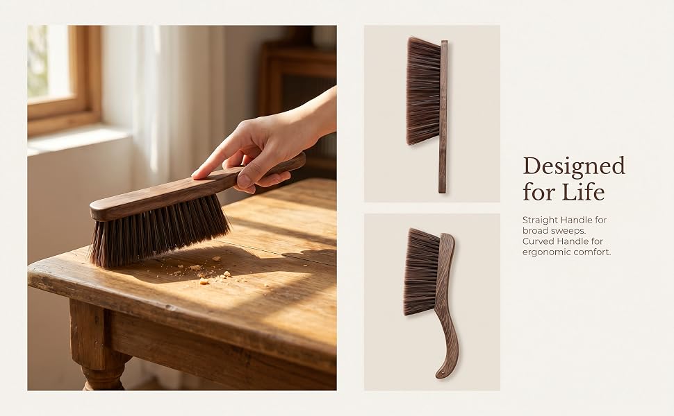 High-density bristles reach deep crevices for thorough, scratch-free cleaning.