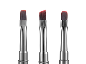 Cleaning Brushes for Nail Art and Designs (Round&amp;Angled)