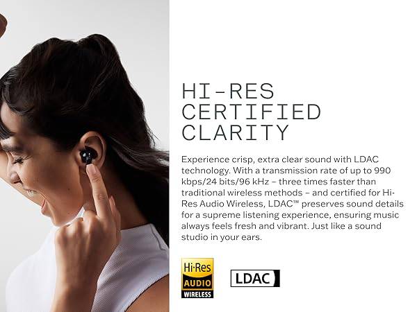 LDAC &amp;amp; Hi-Res Wireless ear buds