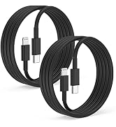 2Pack for Apple iPhone 14 13 12 Fast Charger Cable Black 6ft [Apple MFi Certified], USB Type C to...