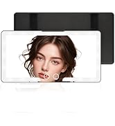 iMustech Rechargeable Travel Mirror with Lights Mirror for Car Visor Dimmable Touch Screen Car Va...