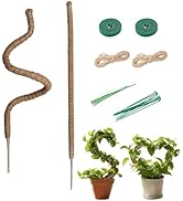 Mcbazel 2 Pack 39'' Bendable Moss Pole, Monstera Plant Support, Coco Coir Moss Poles for Climbing...