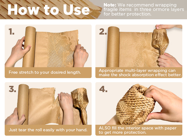 honeycomb packing paper