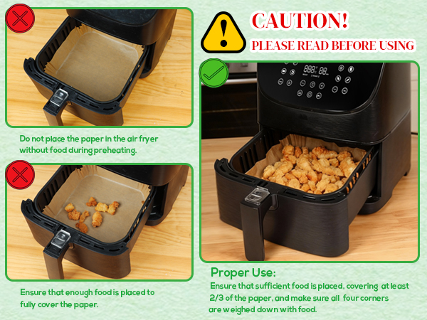 air fryer paper