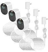 Uogw 3Pack Charging Cable Compatible with Arlo Pro 5S 2K/Arlo Pro 4/Arlo Ultra 2/Arlo Pro3/Arlo U...