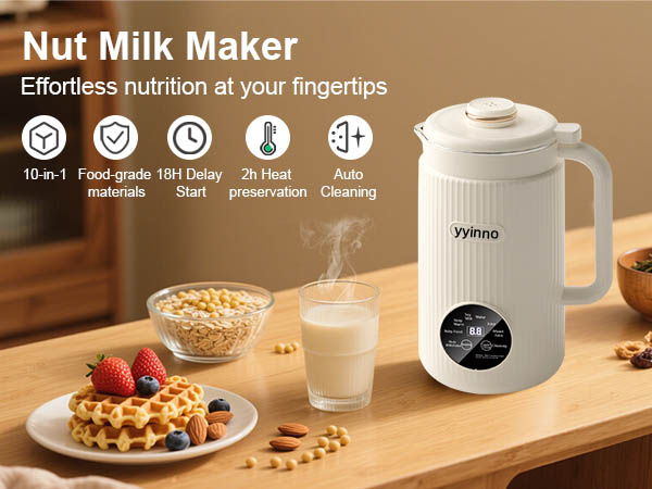 yyinno nut milk maker multifunctions