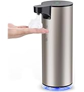 Automatic Soap Dispenser Foam Rechargeable: Touchless Soap Dispenser Stainless Steel with Sensor ...