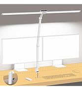 TROND LED Desk Lamp with Clamp, 29.55'' Tall Desk Light with Remote, 1500LM Bright Table Lamp, Sw...