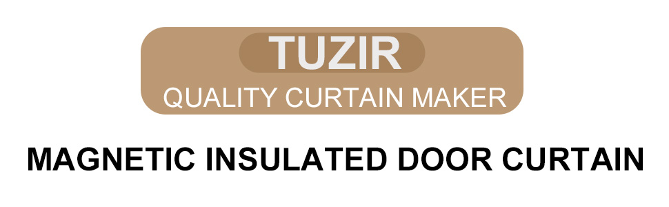 Magnetic Insulated Door Curtain
