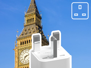 European Travel Plug Adapter,WRXDMC Universal Power Adapter for EU UK US AUS