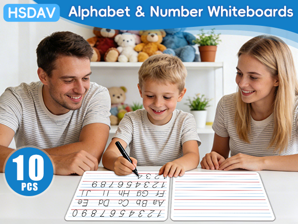 10 Packs of Small Whiteboards