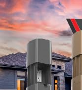 TayMac ParkPost Outdoor 1-Gang White Weatherproof in-use Power Post Enclosure PP55W, Outdoor Powe...