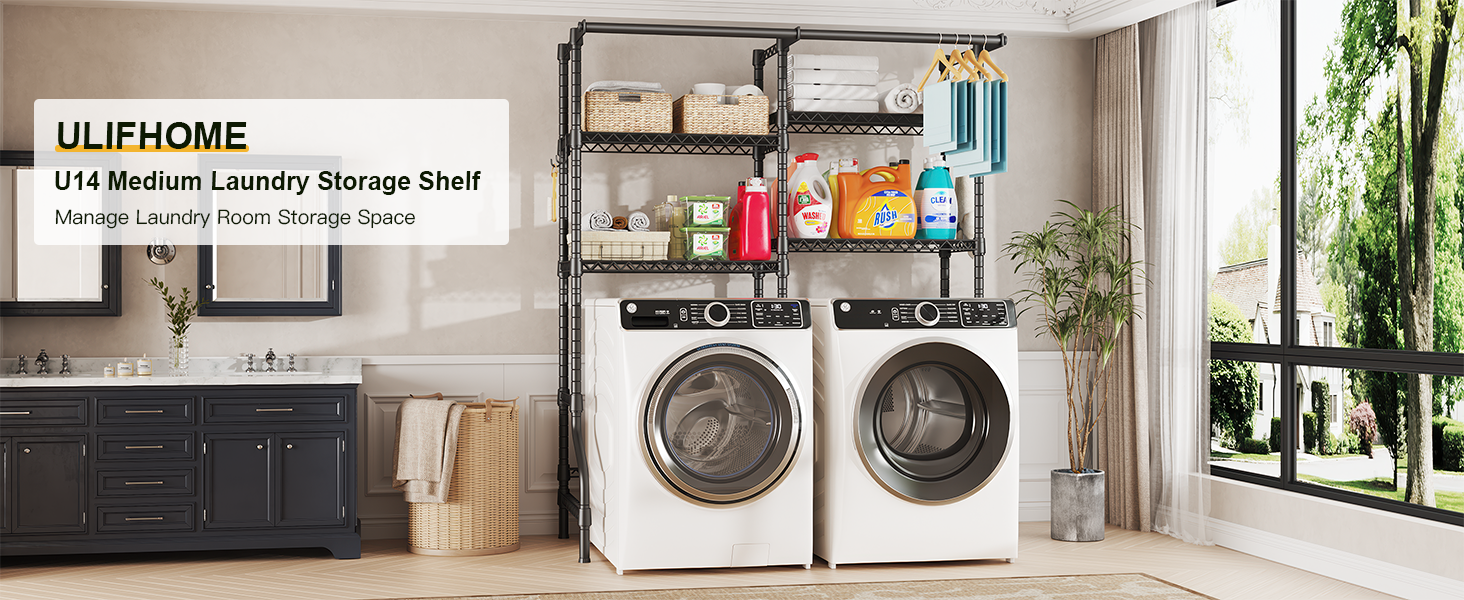 ULIFHOME LAUNDRY SHELF