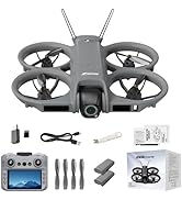 Drone with HD Camera &amp; 4.3 Inch Screen Remote, 3-Sided Obstacle Avoidance, WiFi FPV Quadcopter Al...