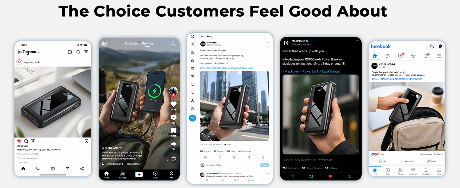 The Choice Customers Feel Good About